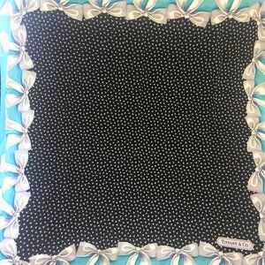 Vintage 1986 Tiffany Design and Company Silk Scarf